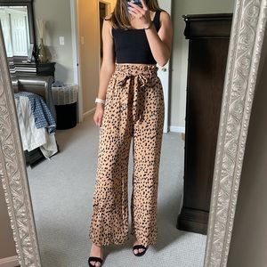 Printed Flare Pants